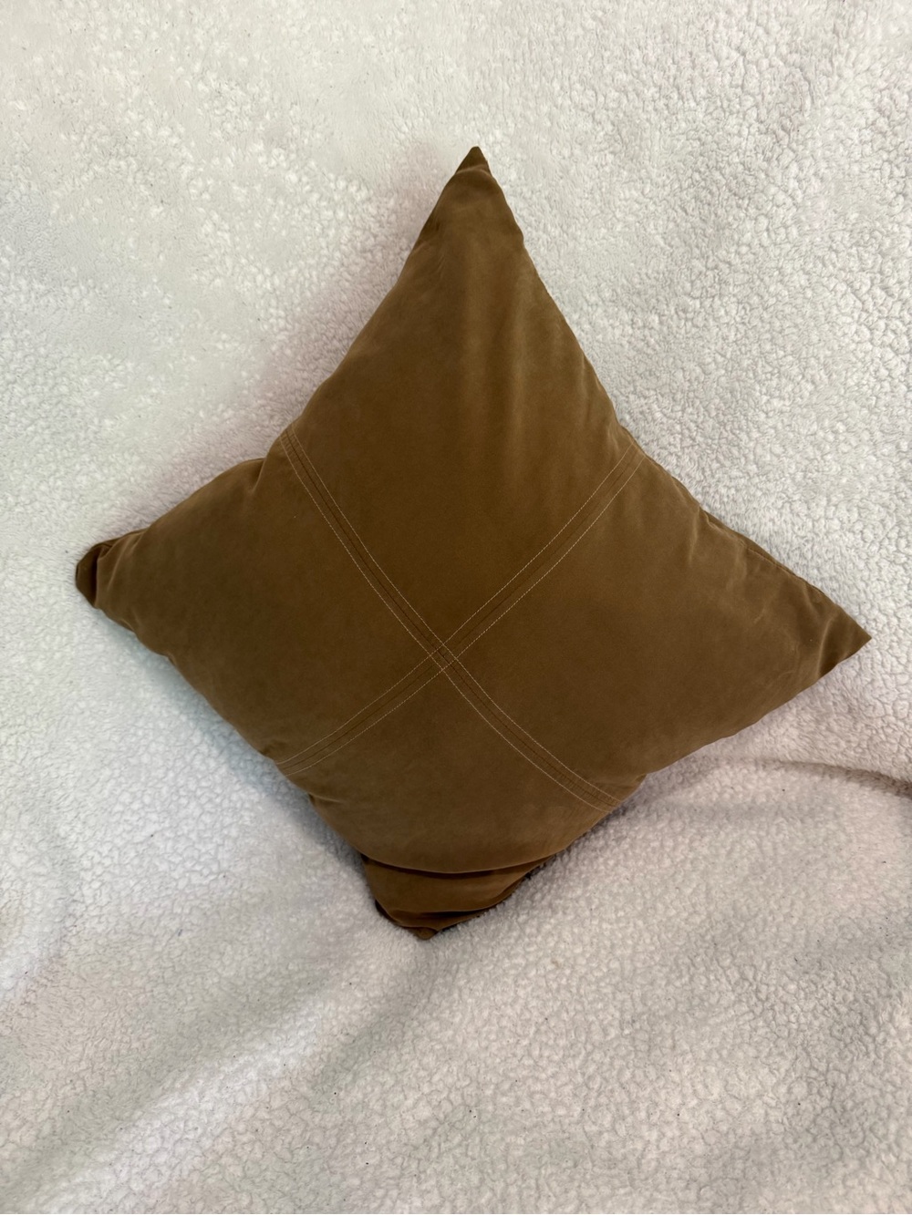 Brown Decorative Throw Pillow - Unbranded